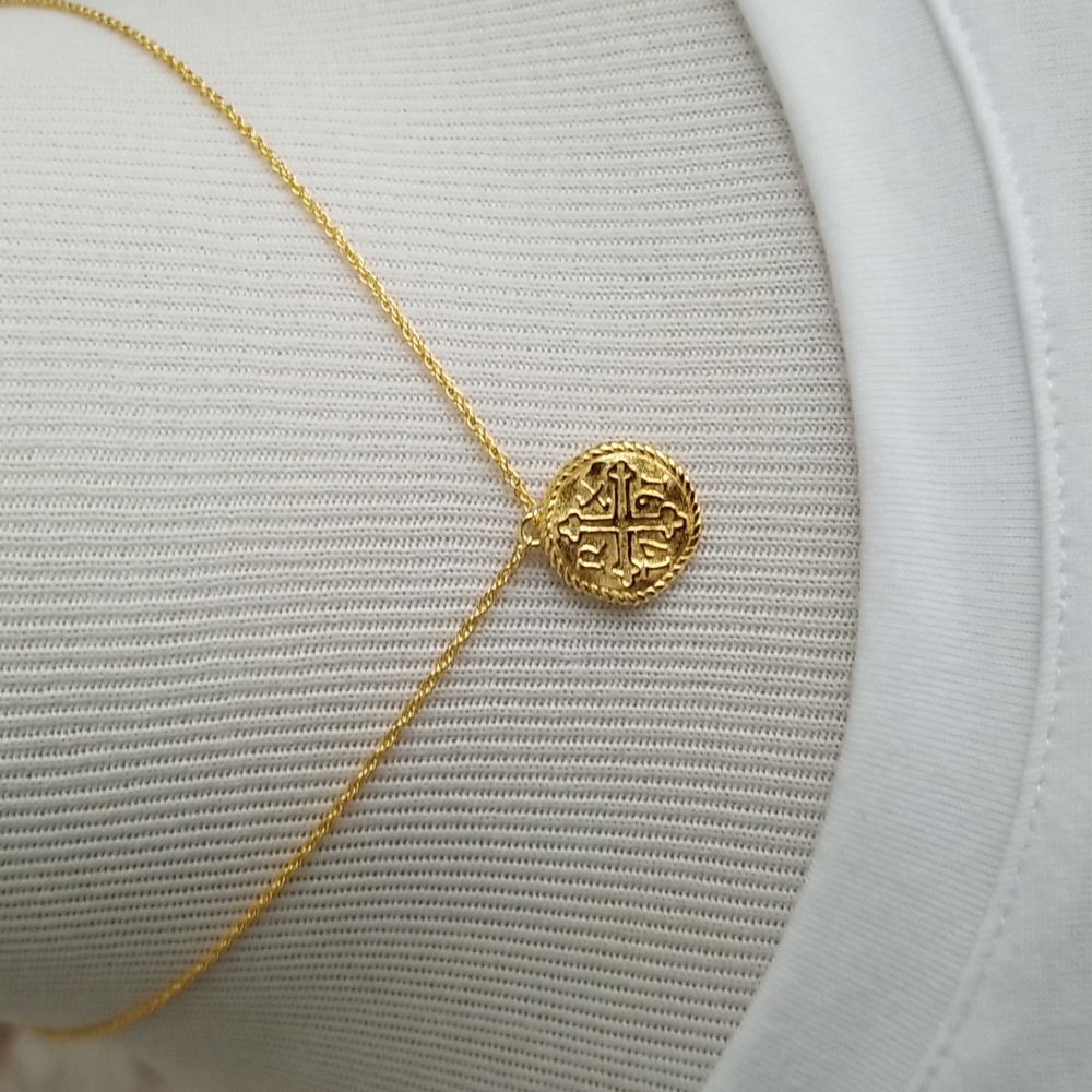 New Pamela Love Shipwreck Coin Pendant Necklace